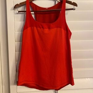 Lululemon Athletic top size 8 red